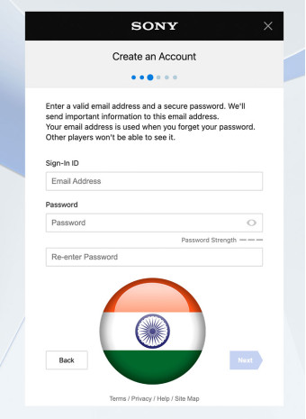 Как создать индийский аккаунт PlayStation?