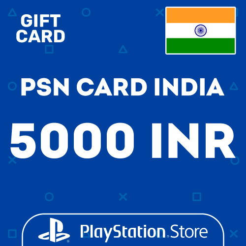 PlayStation Network PSN 5000 INR (India) — код пополнения