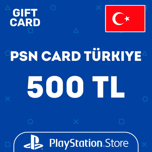 PlayStation Network PSN 500 TRY (Turkey) — код пополнения