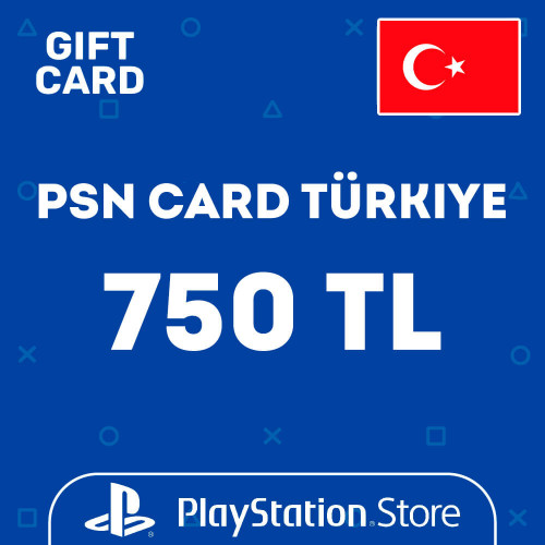 PlayStation Network PSN 750 TRY (Turkey) — код пополнения