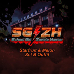 School Girl/Zombie Hunter Starfruit and Melon Set B Outfit