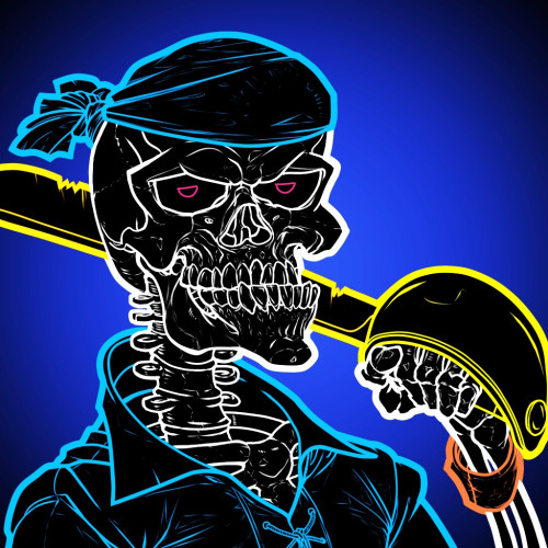 Deep Ones - Fashionable Skeleton with a Sword Avatar