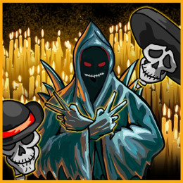 The Keeper of 4 Elements Day of the Dead Dark Lord Avatar