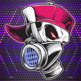 Brain Breaker Gaz Maskeli Gangster Skull Avatar