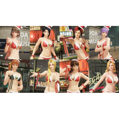 DOA6 Noel Baba Bikini Seti