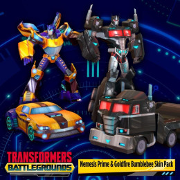 Nemesis Prime ve Goldfire Bumblebee Kostüm Paketi