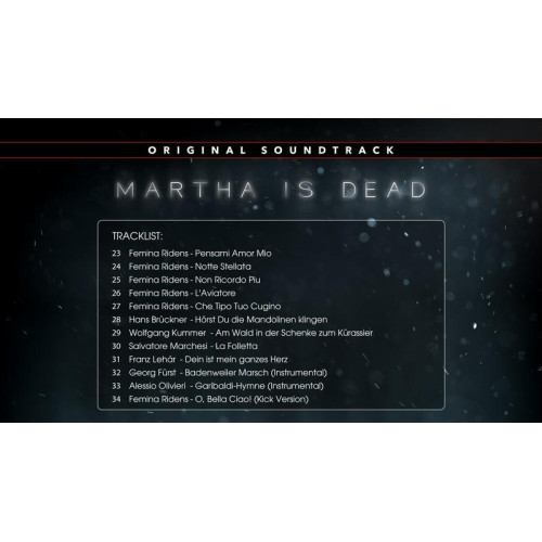 Martha Is Dead Official Soundtrack