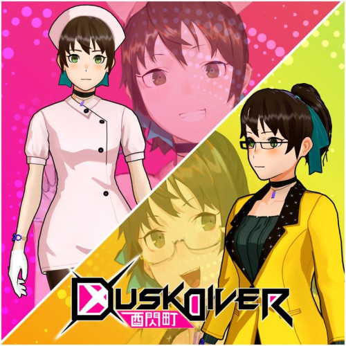 Dusk Diver - Angel in White Uniform and News Anchor Costume