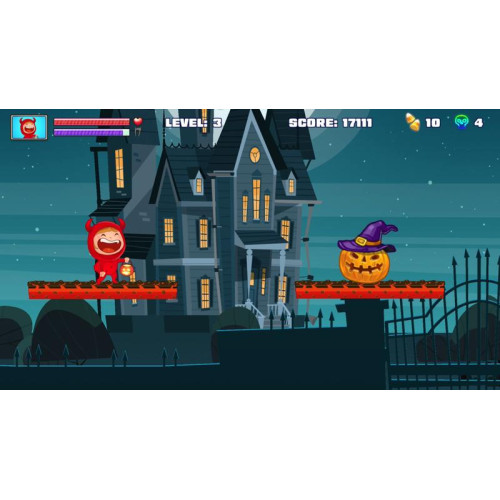 Halloween Candy Run – 10 Premium Avatar Bundle