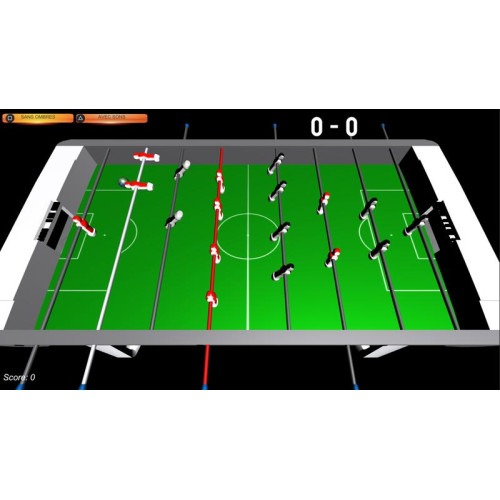 3D Table Soccer Foosball