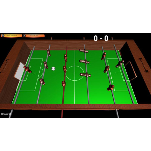 3D Table Soccer Foosball