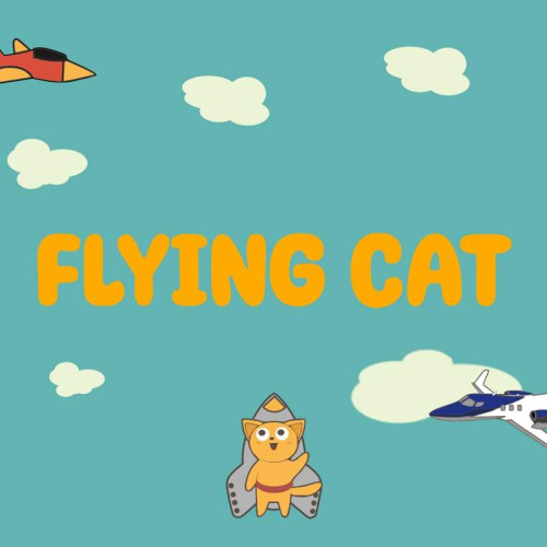 Flying cat