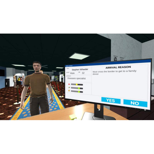 Visa Control: USA Border Simulator